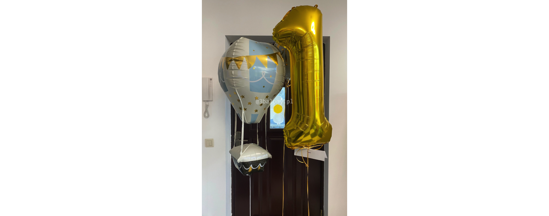 Latający balon w zestawie z cyfrą