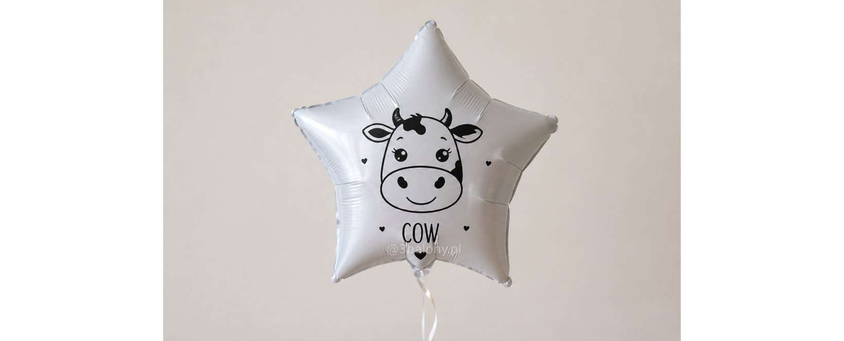 Balon foliowy gwiazdka „Krowa”