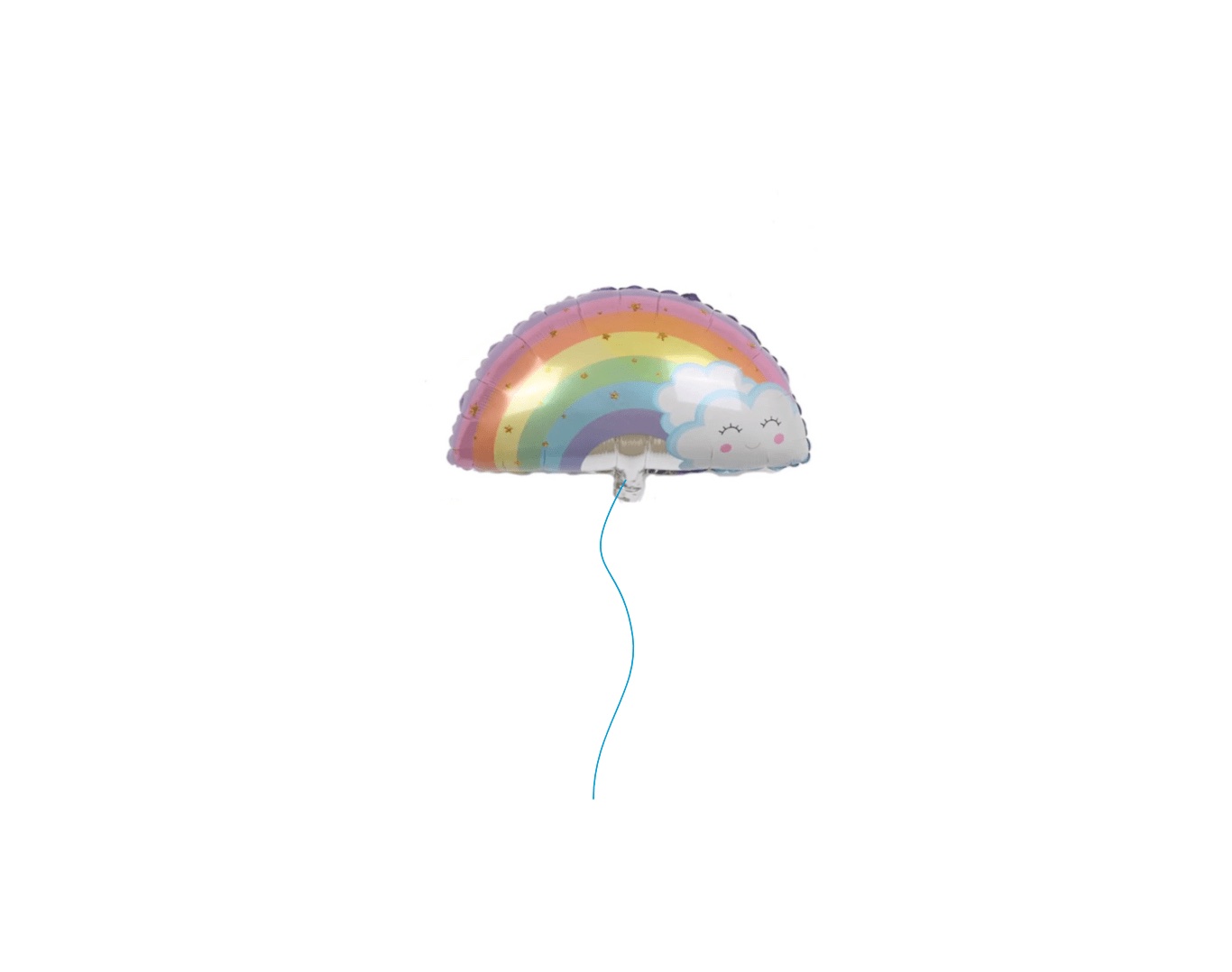 Balon kolorowa tęcza chmurka