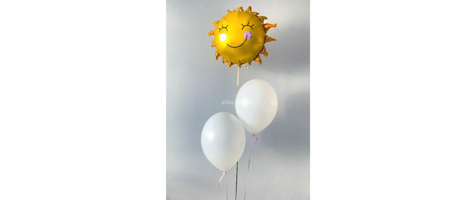 Balon słońce z balonami lateksowymi