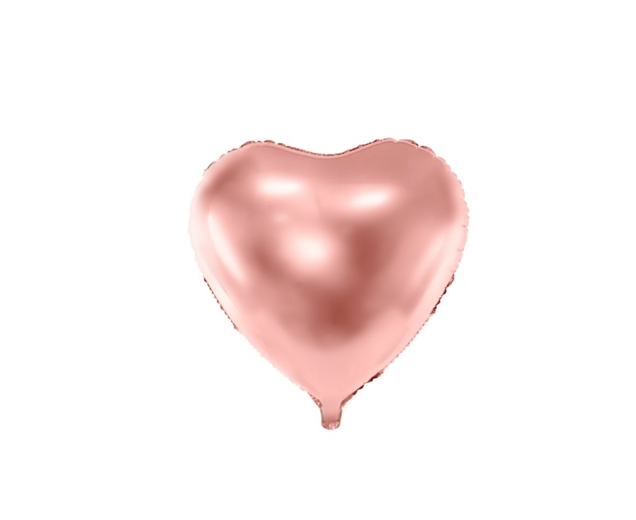 Goldrose serce z helem, rozmiar 61 cm