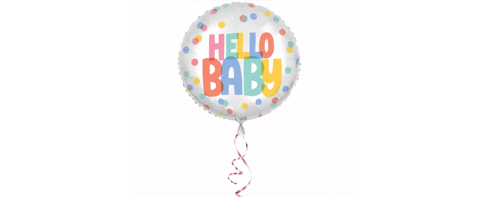 Balon foliowy hello baby (kolorowy)