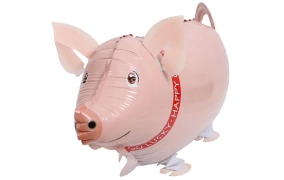 Balon stojąca świnka – 60 cm