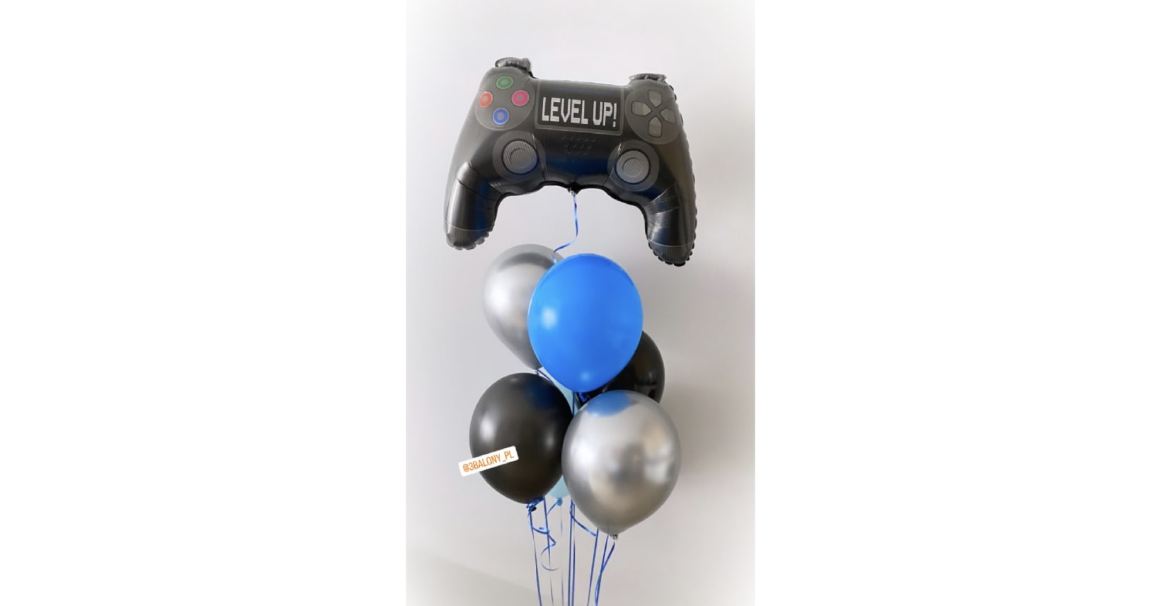 Zestaw balonowy z helem z balonem w kształcie konsoli