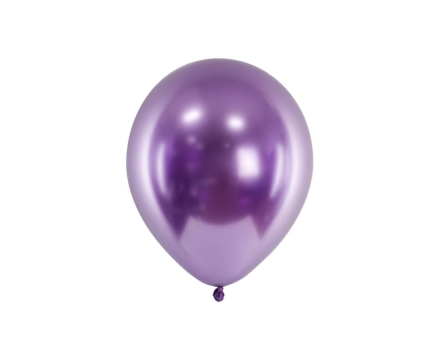 Balon lateksowy glossy, kolor fiolet