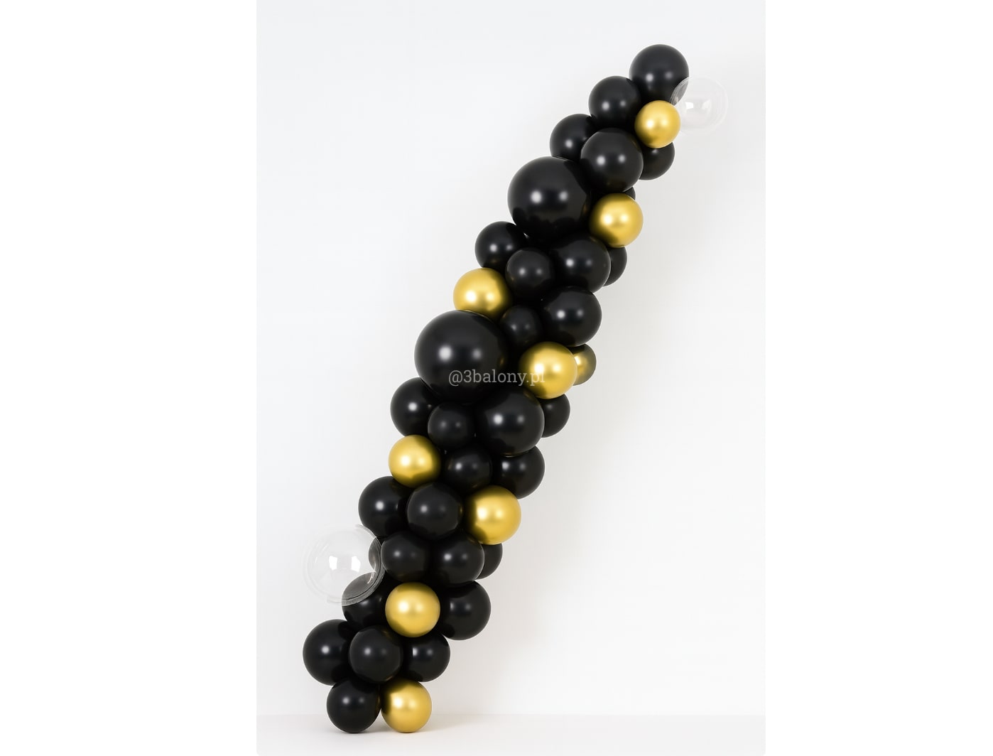 Girlanda w dwóch kolorach z balonami Bubble