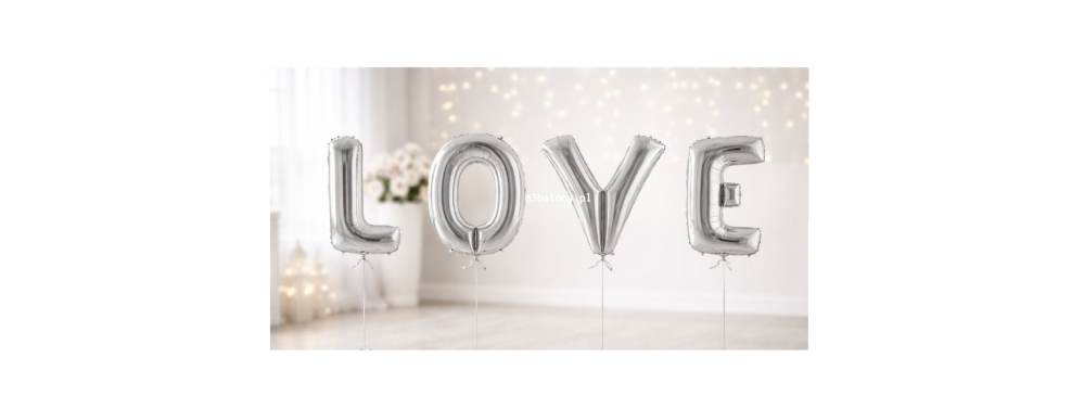 Balony foliowe litery LOVE duże (100 cm)