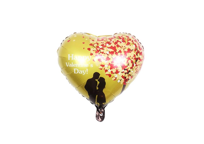 Balon foliowy w kształcie serca Happy Valentines’s Day!