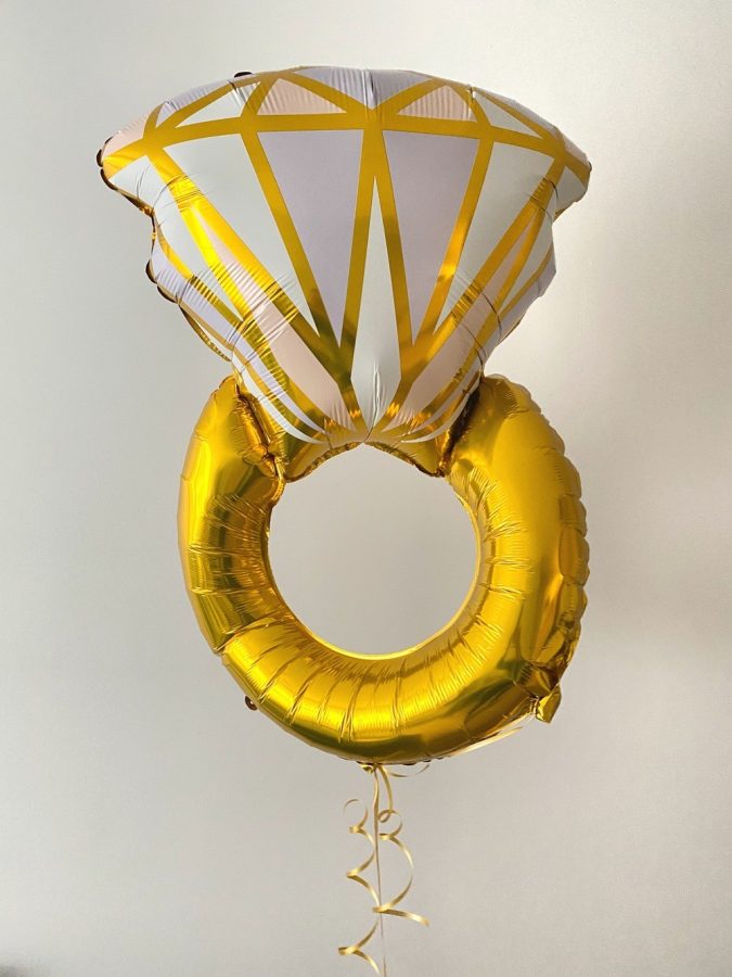 Balon pierścionek z helem, 95 cm
