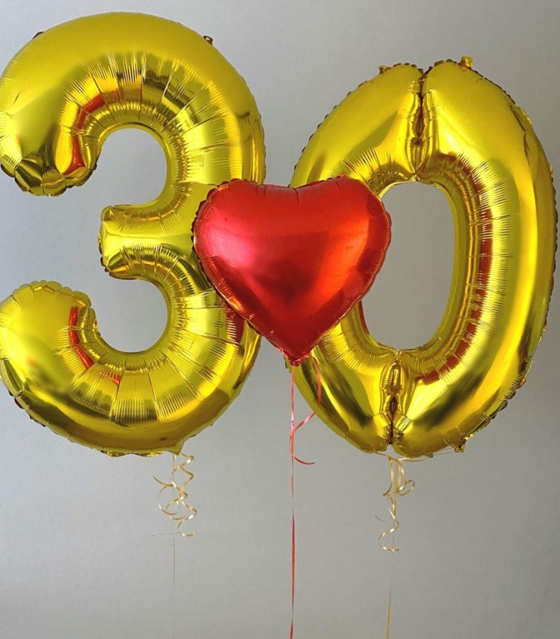 Balony z helem cyfry dla kochanej osoby