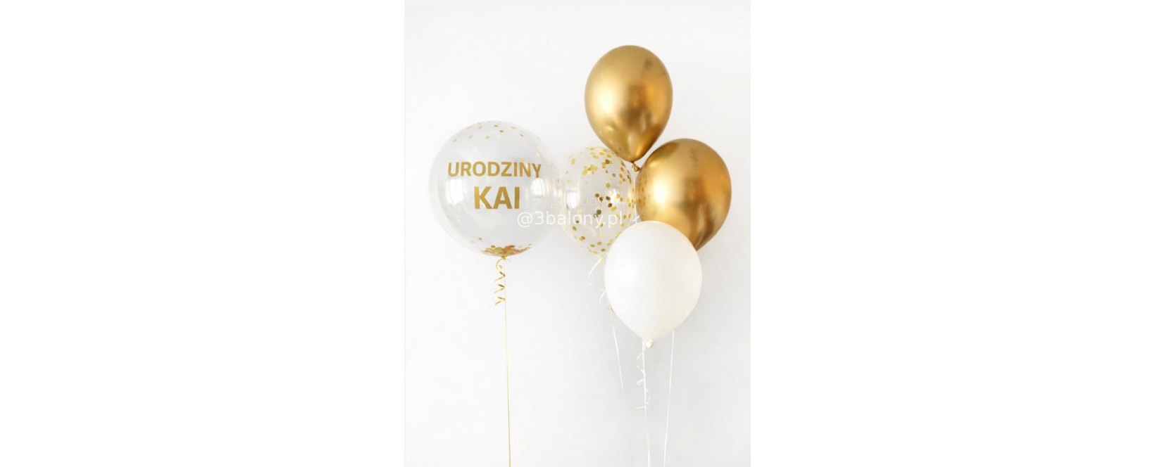 Personalizowany balon urodzinowy w zestawie