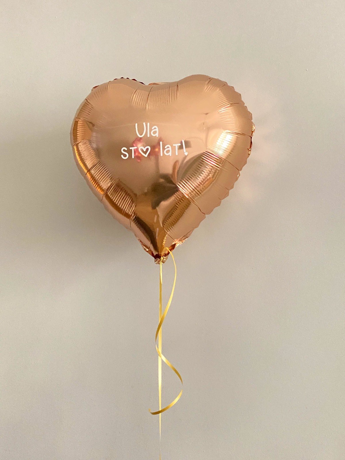 Balon serce z helem 45 cm