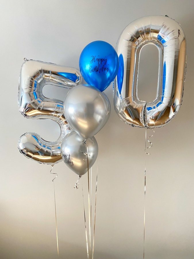 Zestaw balonów na 50 urodziny dla Pana