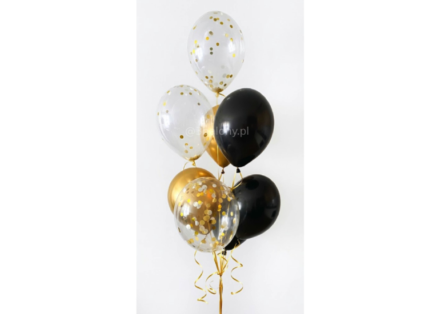 Bukiet balonowy z helem z ośmiu balonów