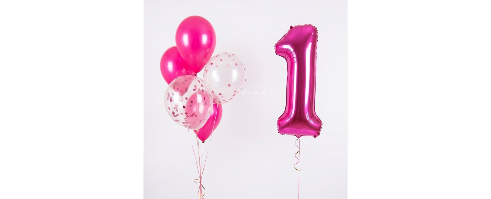 Malinowy zestaw z balonem 1