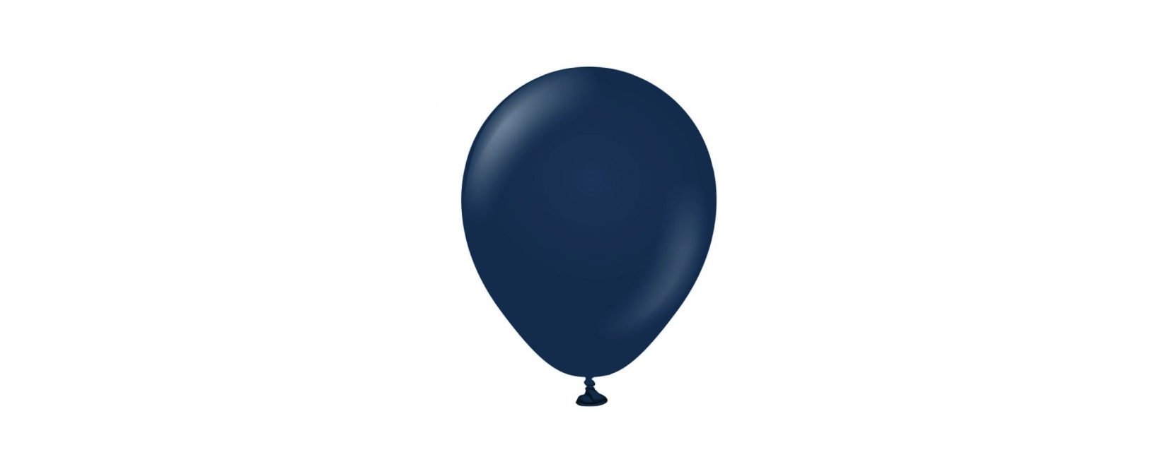 Balon granatowy 30 cm z helem