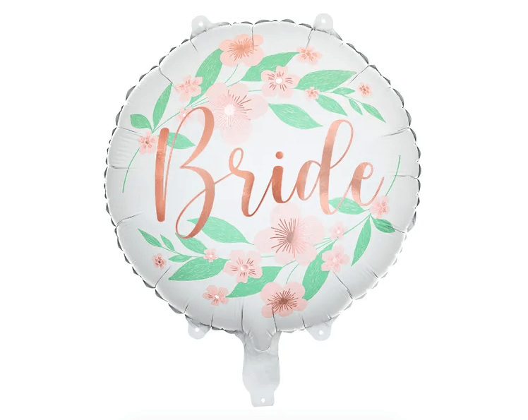 Balon foliowy Bride kwiatki
