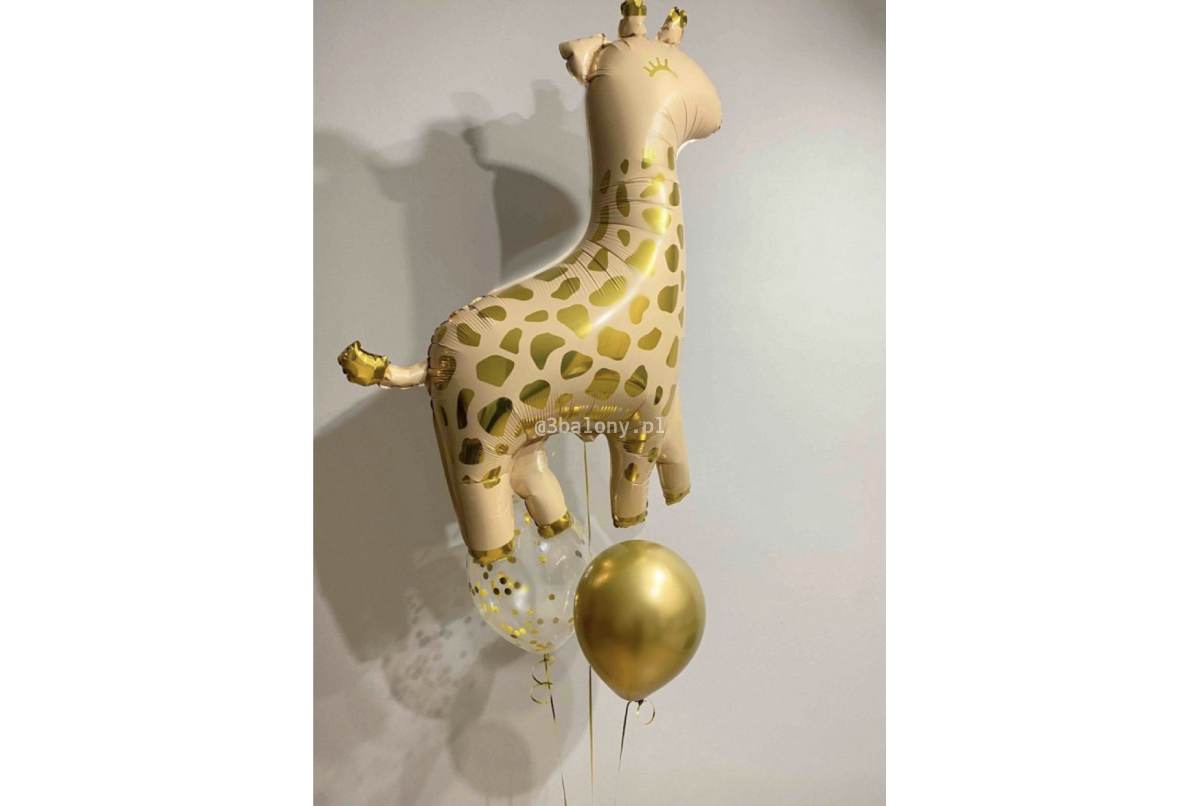 Balon żyrafa 120 cm z balonami
