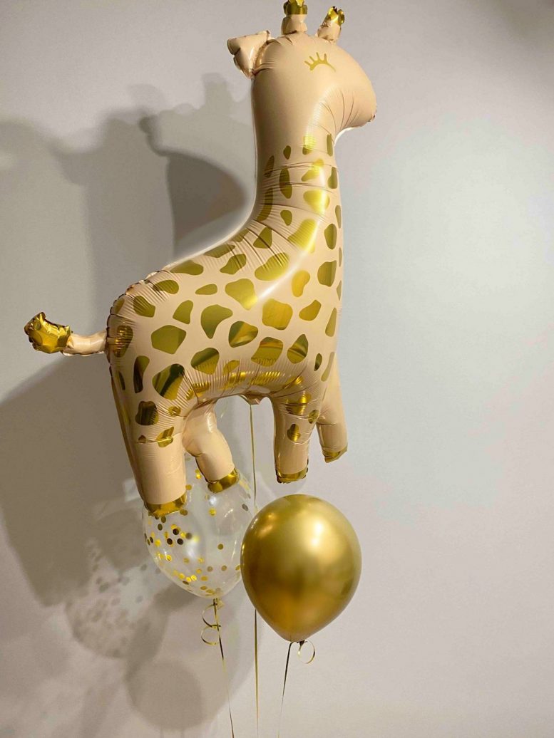 Balon żyrafa 120 cm z balonami