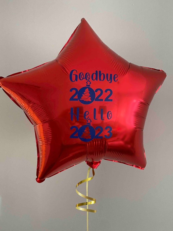 Balon Goodbye 2022 Hello 2023