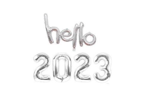 Napis hello 2023