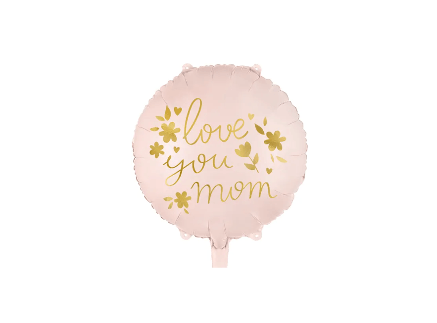 Balon z napisem love you mom