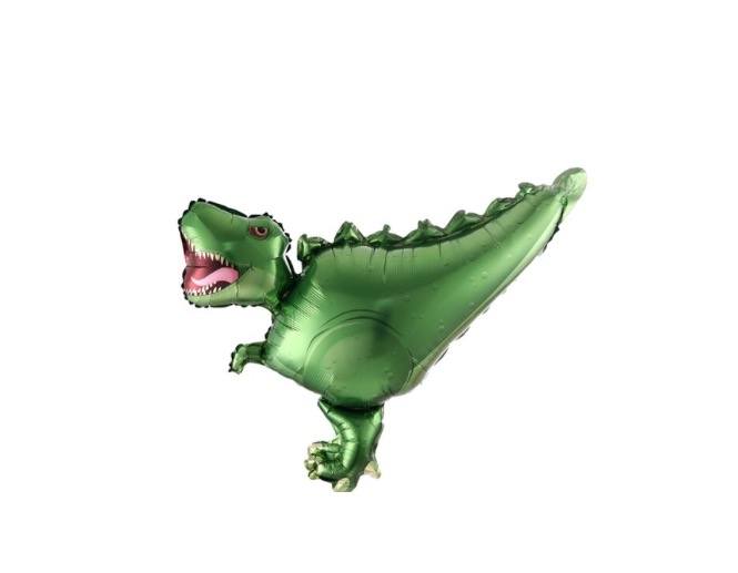 Balon zielony dinozaur