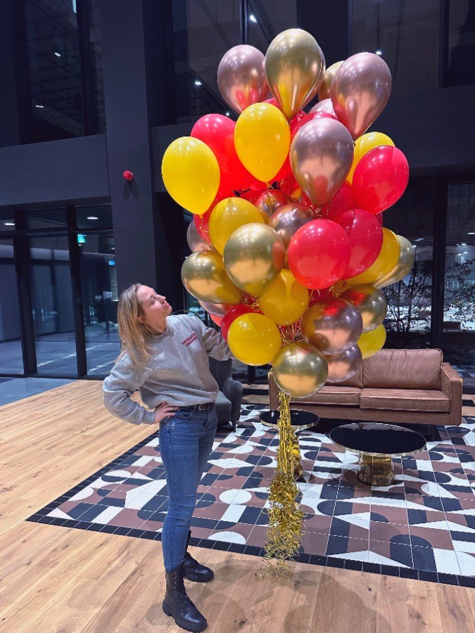 Duży bukiet balonowy z 40 balonów