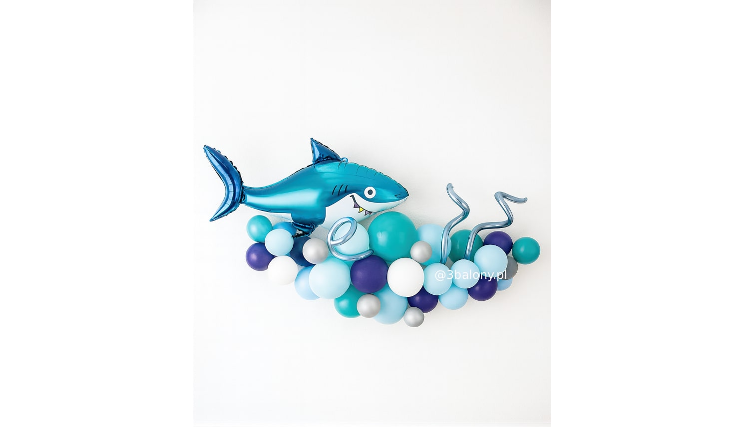 Girlanda balonowa z rekinem, rozmiar ~150 cm