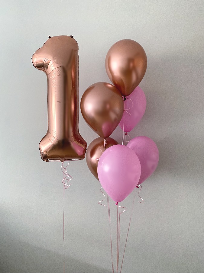Zestaw balonów na pierwszy roczek