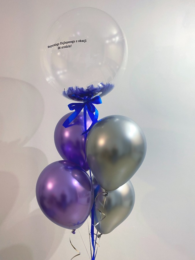 Miły bukiet balonowy z 5 balonów