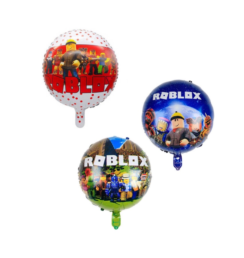 Trzy balony foliowe z helem