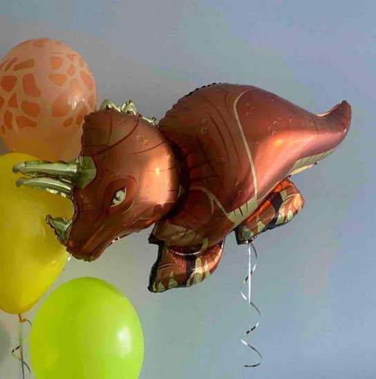 Balon foliowy Dinozaur Triceratops