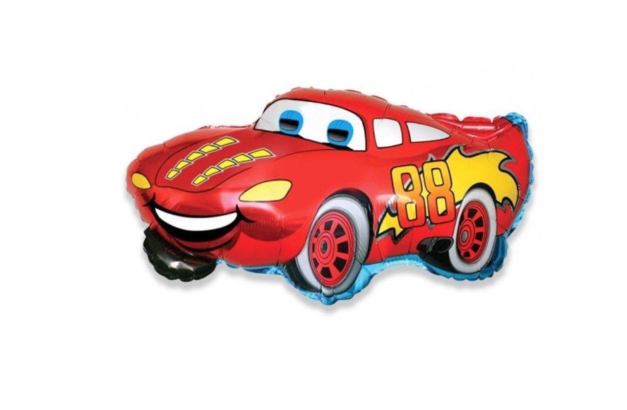 Balon foliowy uśmiechnięty samochód – Hot Wheels 82 cm