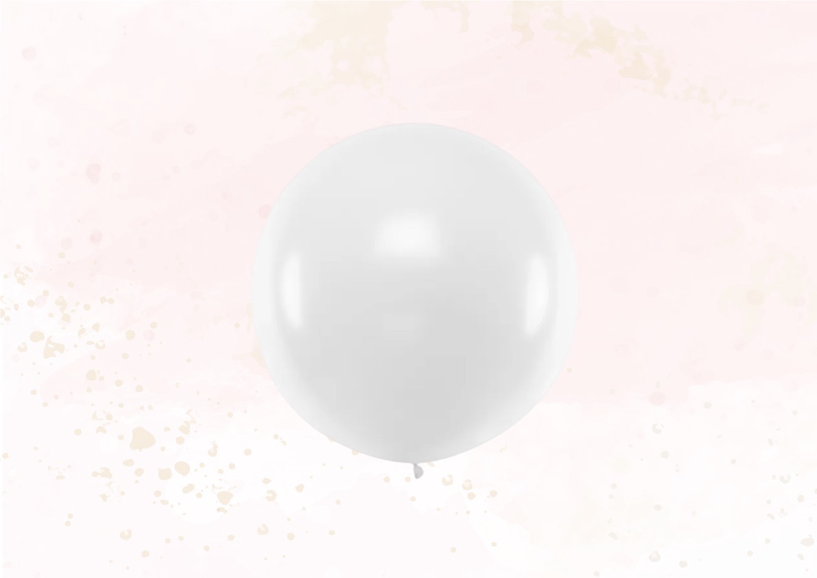 Balon kula 60 cm z helem