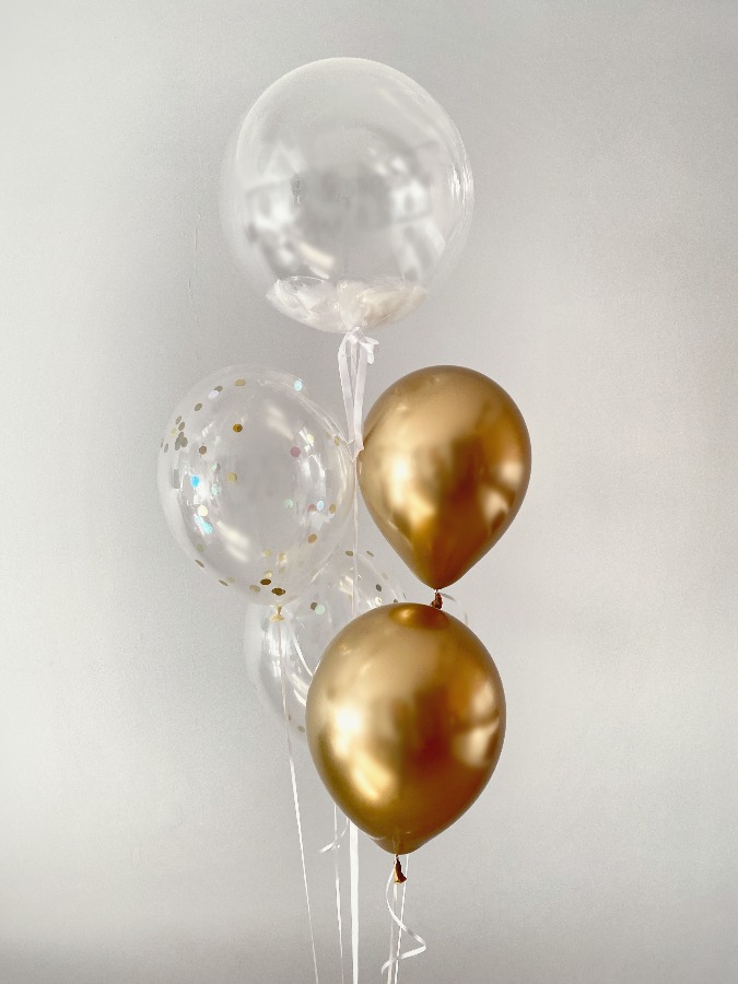 Miły zestaw z pięciu balonów