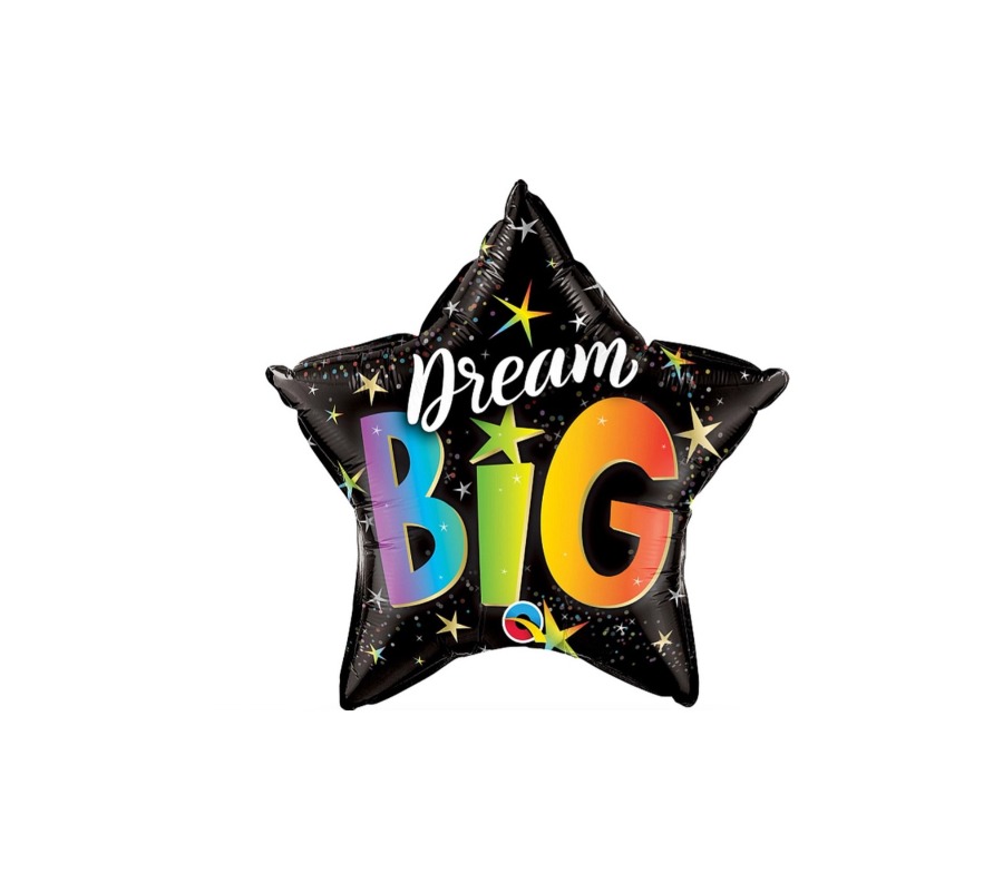 Balon foliowy Dream Big Rainbow Stars 51 cm