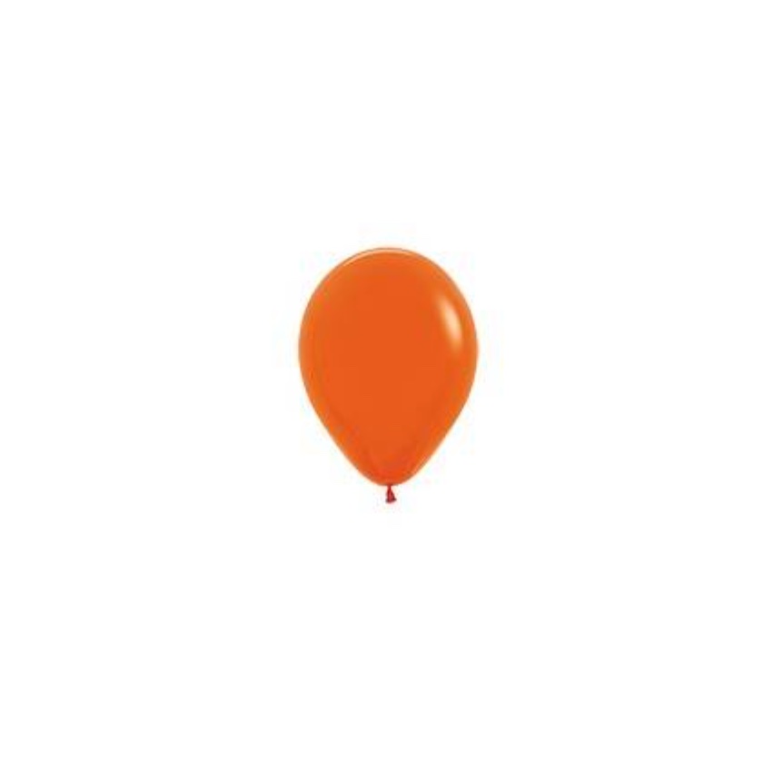 Balon lateksowy w kolorze pomarańczowym z helem