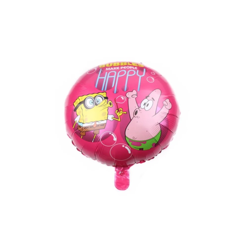 Balon z napisem Bubbles make people Happy