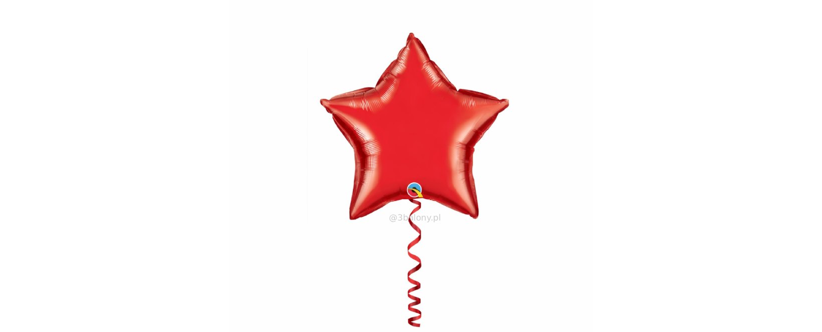 Balon czerwona gwiazdka 40 cm