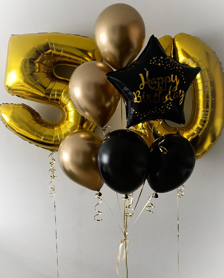Balony urodzinowe na 50 urodziny