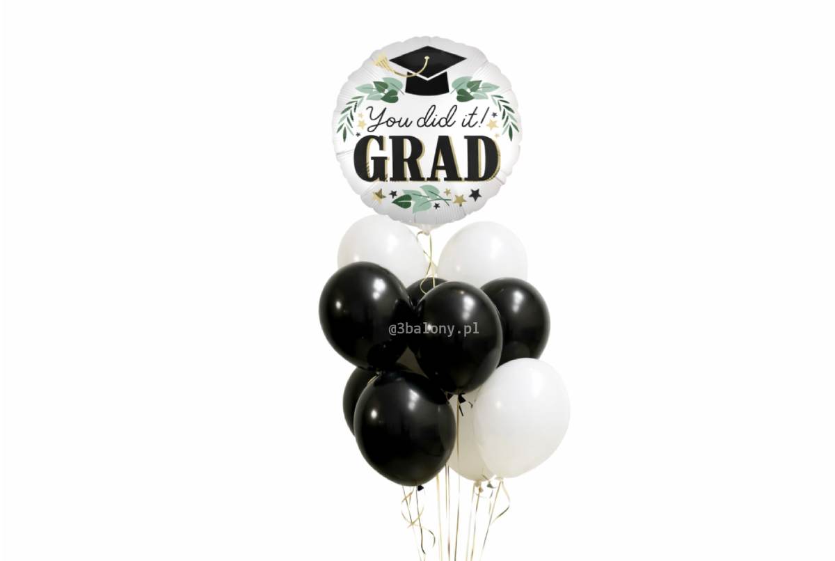 Balonowy zestaw You did it! GRAD