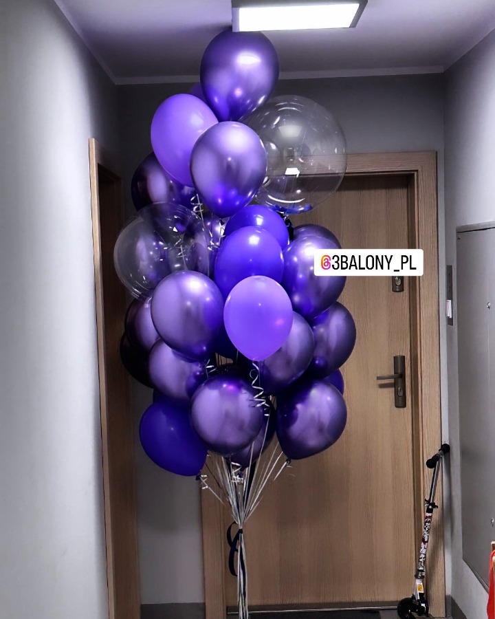 Duży bukiet balonowy Bunny Violet