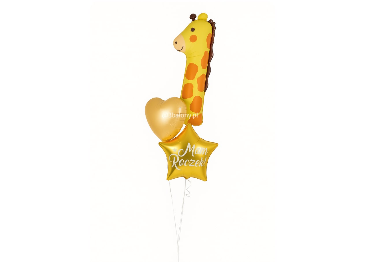 Balony na roczek – trzy śliczne balony