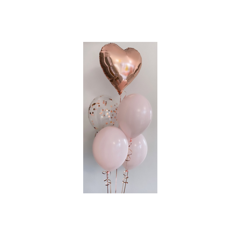 Bukiet balonowy z helem dla Pani na 8 marca