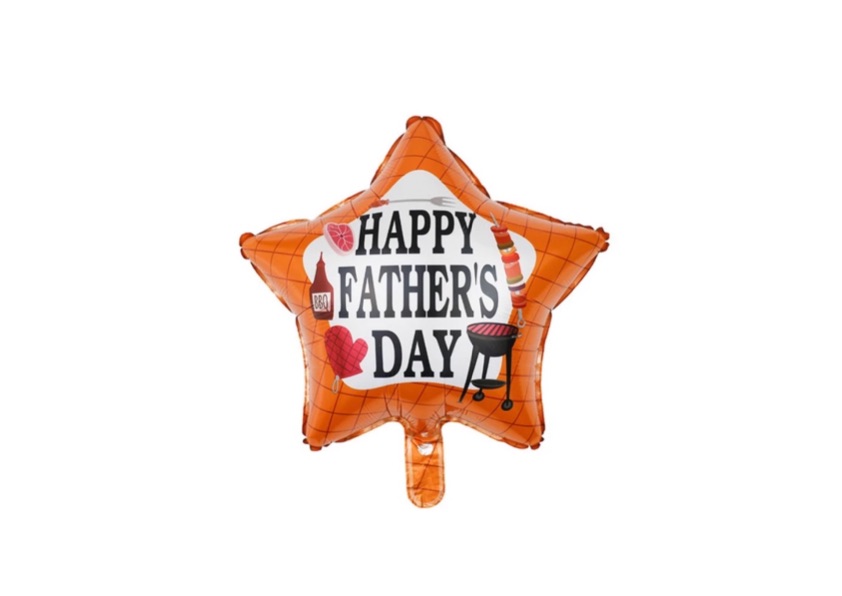 Balon gwiazdka z napisem Happy Father’s day