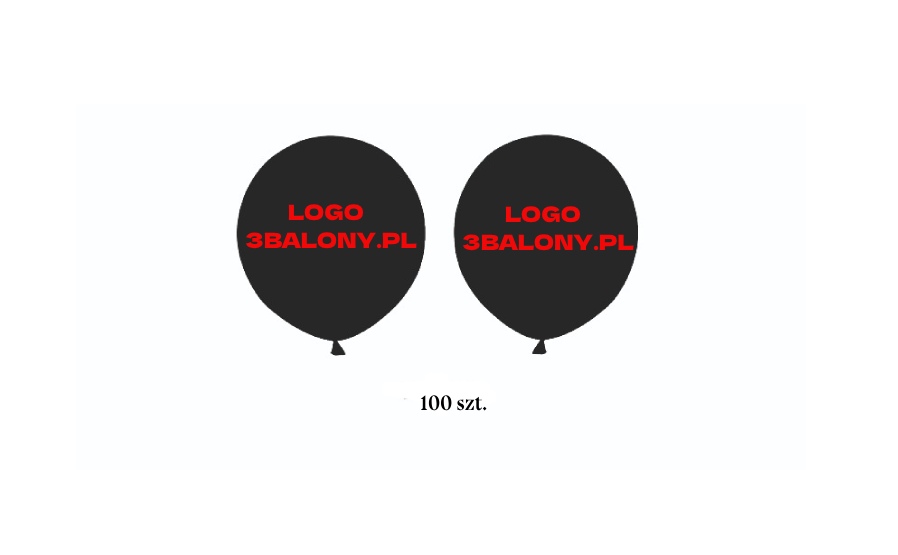 Balon lateksowy z logo firmy 100 szt.