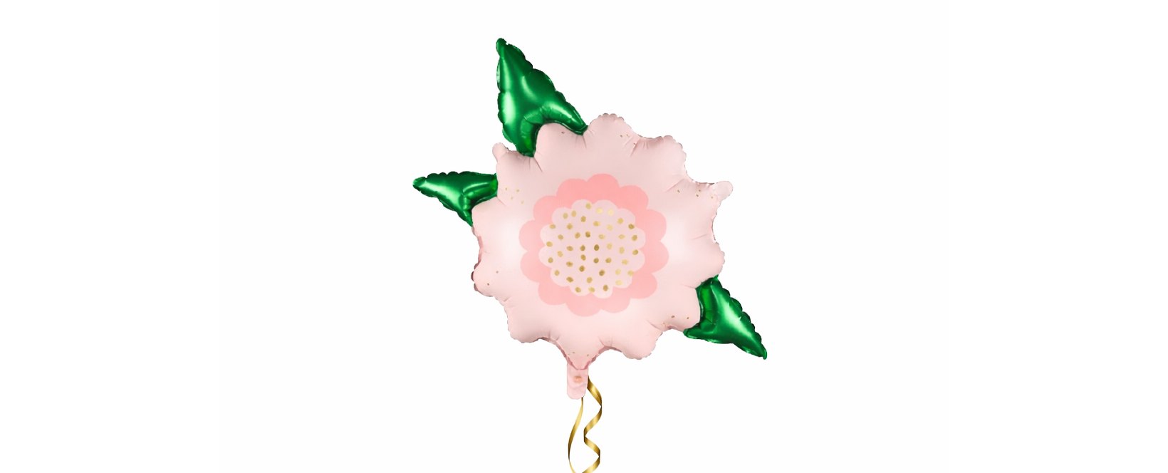 Balon foliowy różowy Kwiat z helem