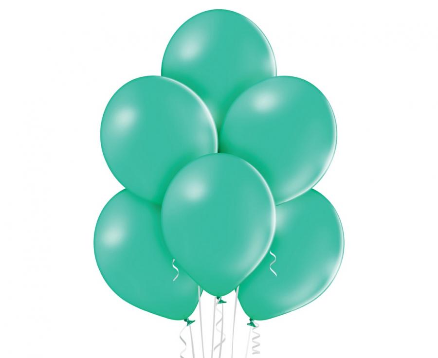 Balon w kolorze Pastel Forest Green z helem