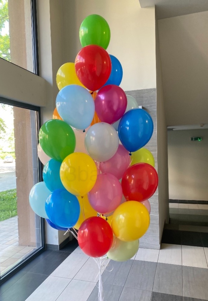 Kolorowy bukiet z 40 balonów